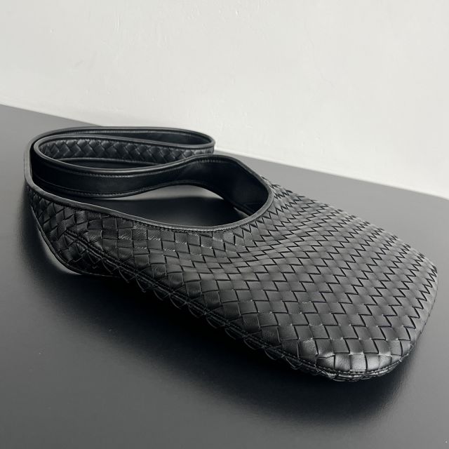 BV original lambskin small veneto cross-body bag 836918 black