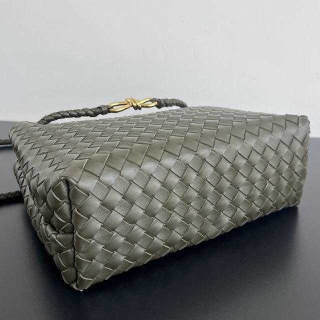 BV original lambskin small andiamo 743568 khaki