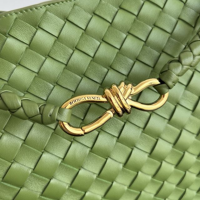 BV original lambskin small andiamo 743568 matcha