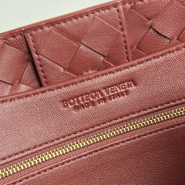 BV original lambskin small andiamo 743568 sapele