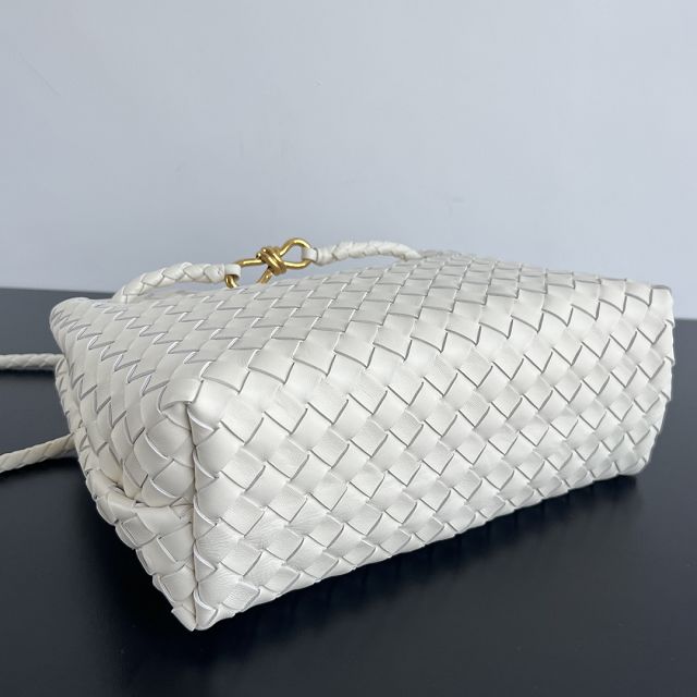 BV original lambskin small andiamo 743568 sea salt