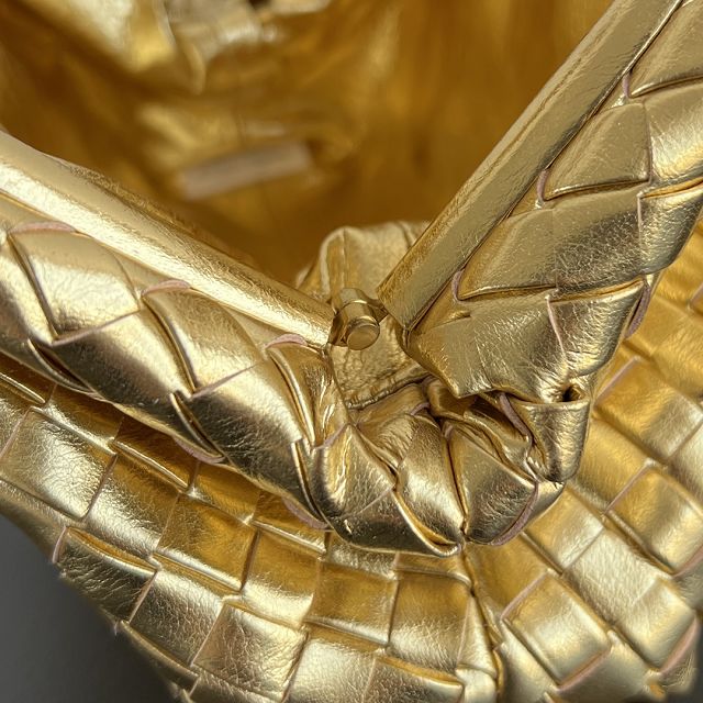 BV original lambskin small lauren 1980 clutch 804038 gold