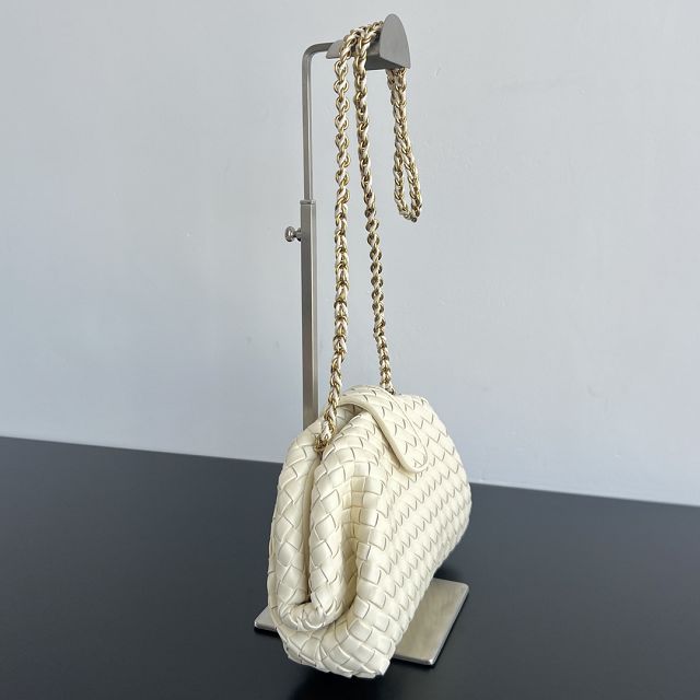 BV original lambskin small lauren 1980 clutch 804038 cameo