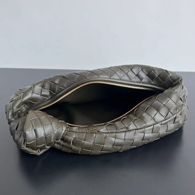 BV original lambskin teen jodie bag 690225 khaki green