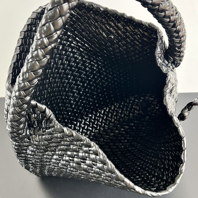 BV original calfskin large tosca hobo bag 765373 black