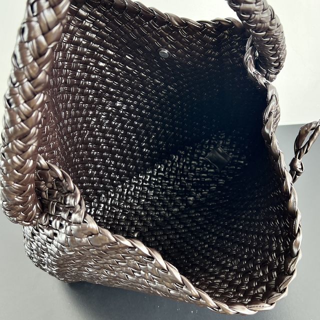 BV original calfskin large tosca hobo bag 765373 fondant