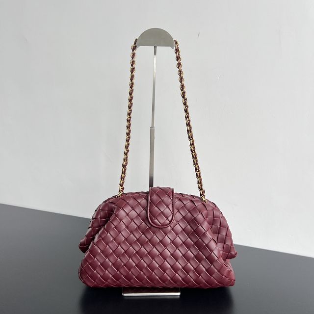 BV original lambskin medium lauren 1980 clutch 785807 barolo