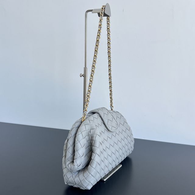 BV original lambskin medium lauren 1980 clutch 785807 sterling