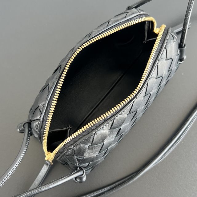 BV original lambskin concert pouch 794258 black