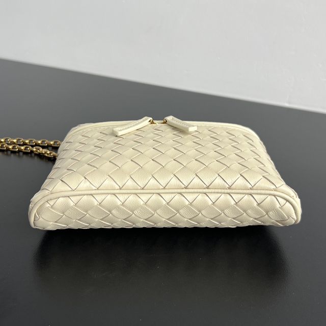 BV original lambskin small soft vanity case 843800 sea salt