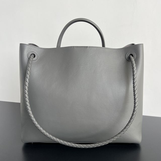 BV original calfskin large andiamo bag 806010 grey