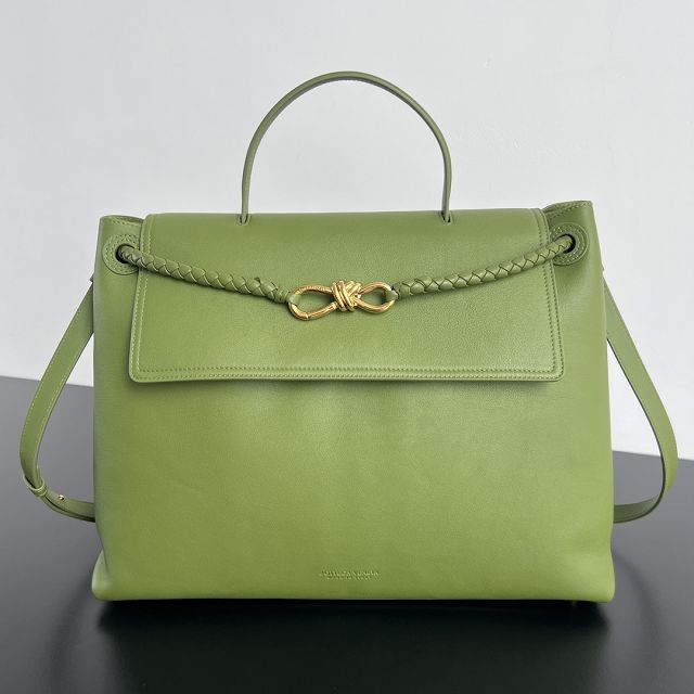 BV original calfskin large ciao ciao bag 826195 matcha