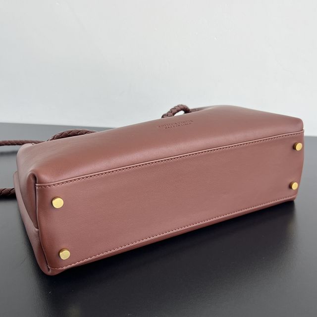 BV original calfskin medium andiamo bag 810214 sapele