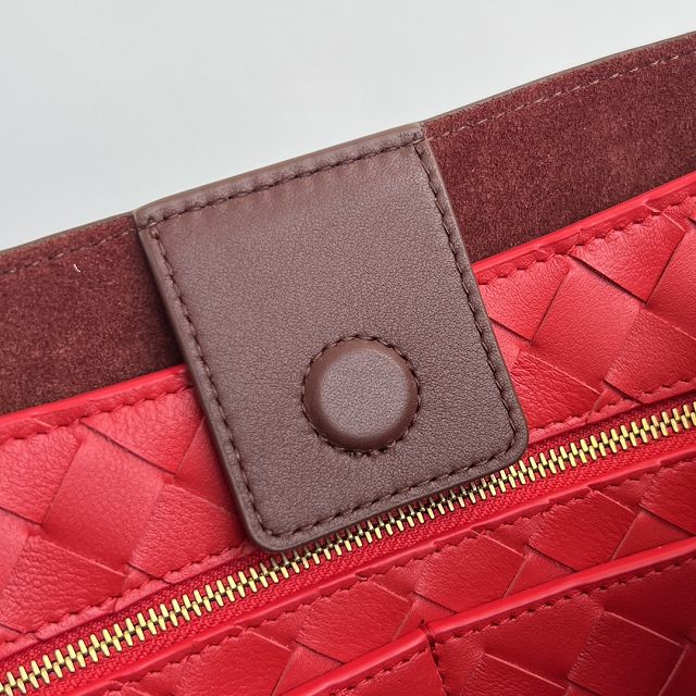 BV original calfskin medium andiamo bag 810214 sapele