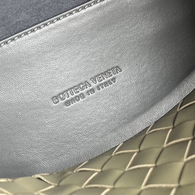 BV original calfskin small andiamo bag 810213 grey