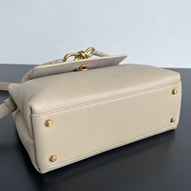 BV original calfskin small ciao ciao bag 835835 ecru