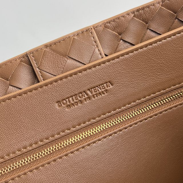 BV original suede large andiamo 743575 amber