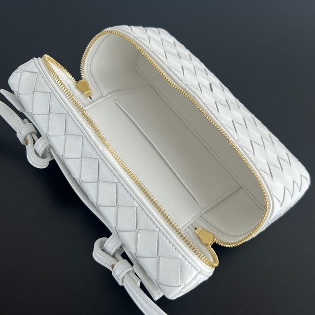 BV original calfskin bang bang vanity case 789109 white
