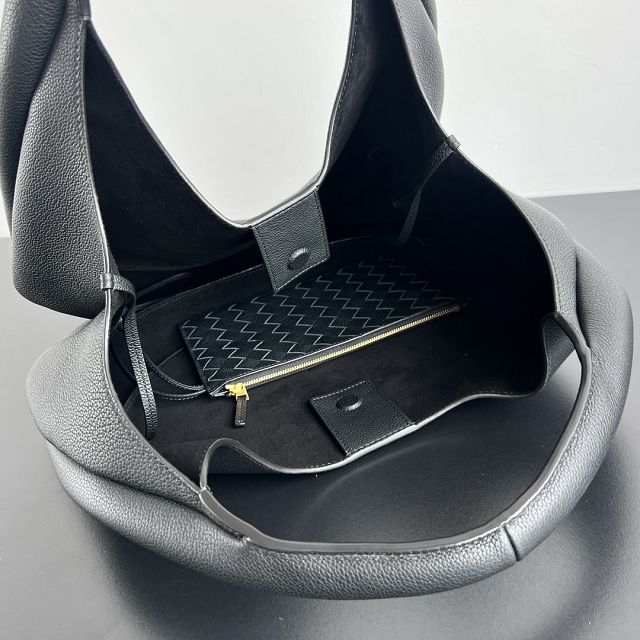 BV original calfskin large campana bag 844251 black