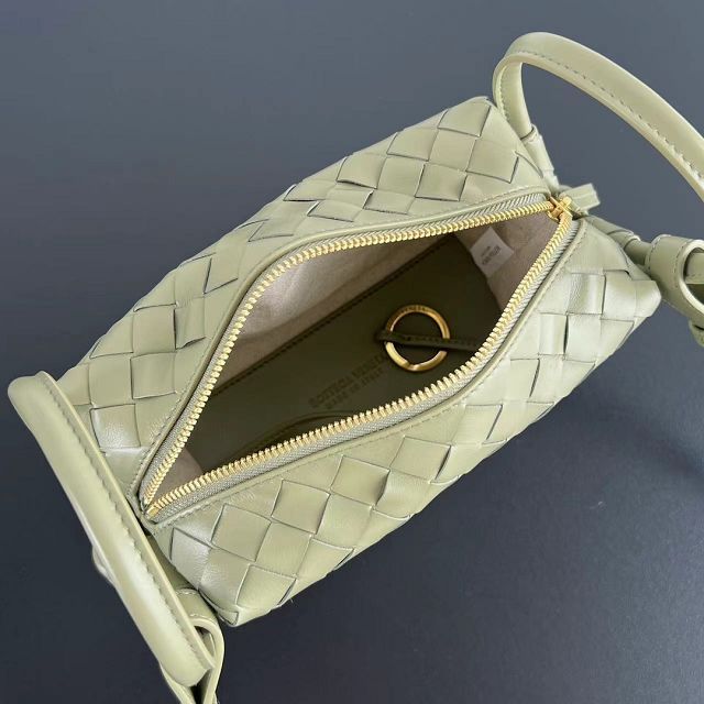 BV original lambskin loop top handle bag 796615 travertine