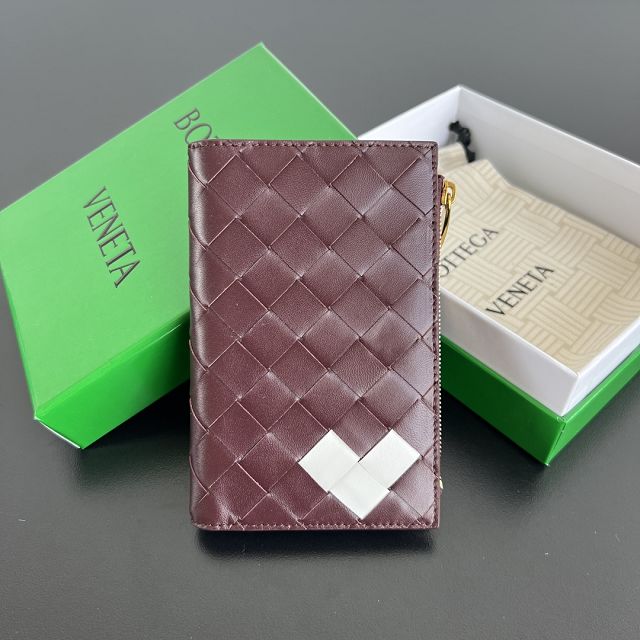 BV original lambskin medium bi-fold wallet 749940  