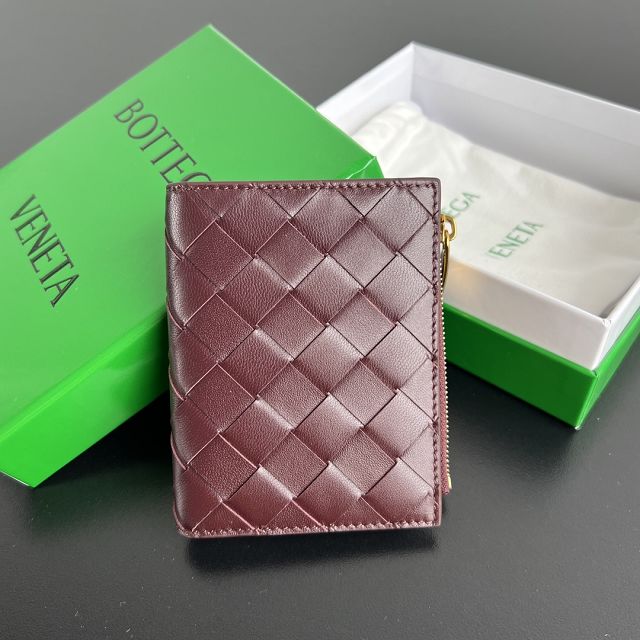 BV original lambskin small bi-fold wallet 742330 