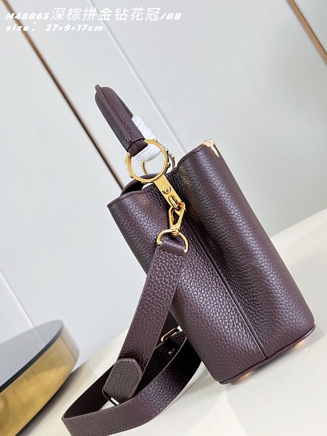 Louis vuitton original calfskin capucines BB M25404 datewood