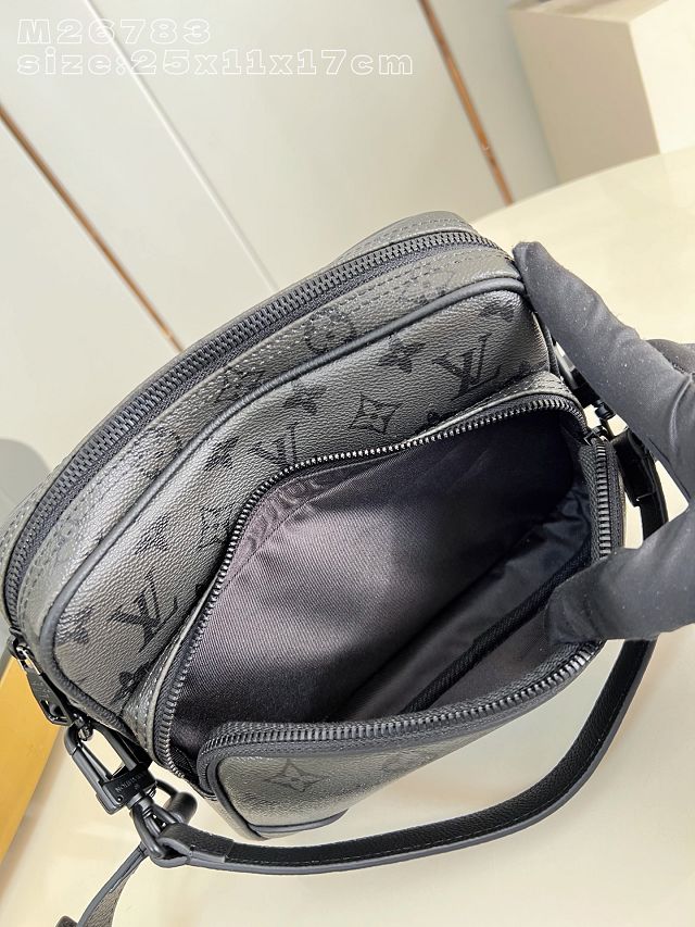 Louis vuitton original monogram eclipse nil city bag M26783 black