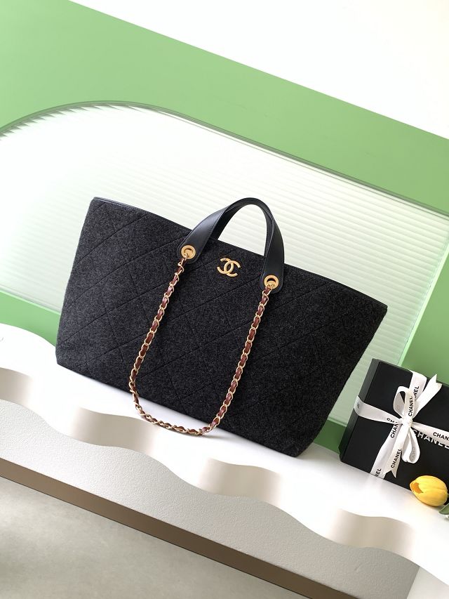 CC original felt maxi shopping bag AS5853 black