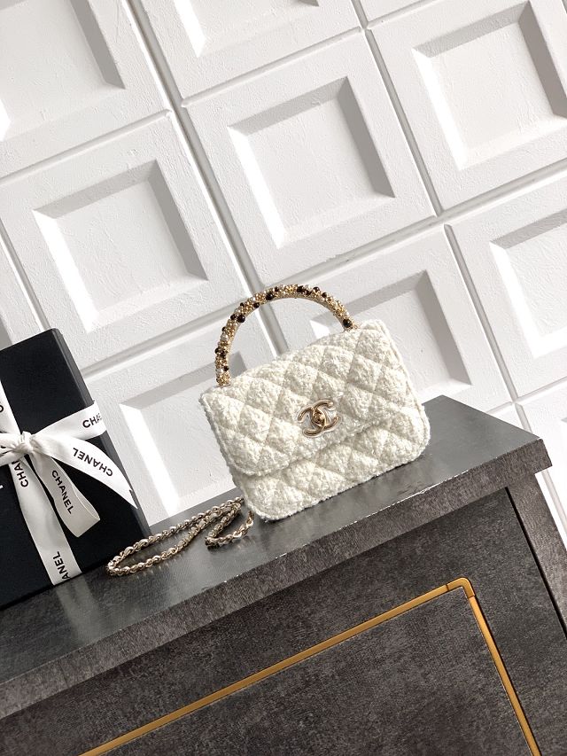 CC original lambskin mini clutch with chain AP4975