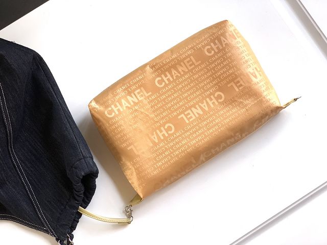 CC original denim large tote bag AS2138 dark blue