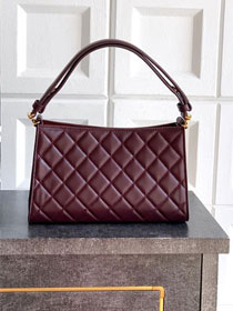 CC original lambskin shoulder bag AS6045 bordeaux
