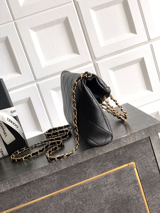 CC original calfskin small handbag AS5895 black