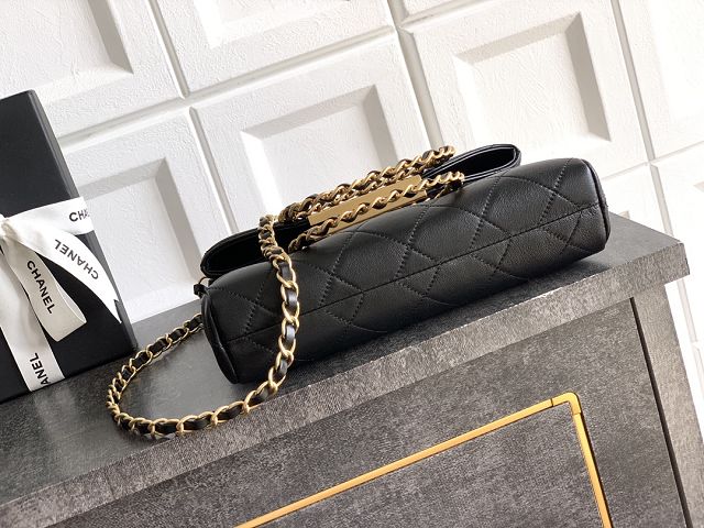 CC original calfskin small handbag AS5895 black