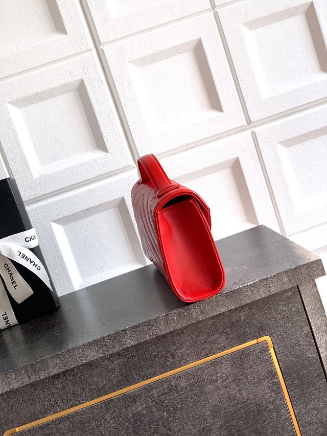 CC original lambskin clutch AP6044 red