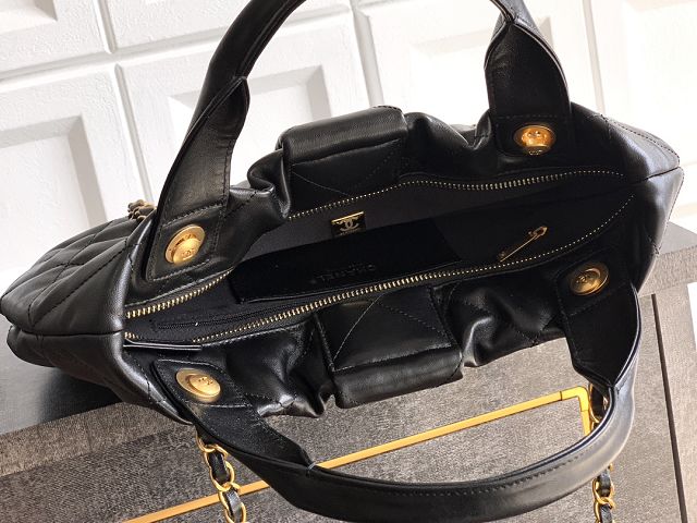 CC original lambskin large handbag AS5851 black