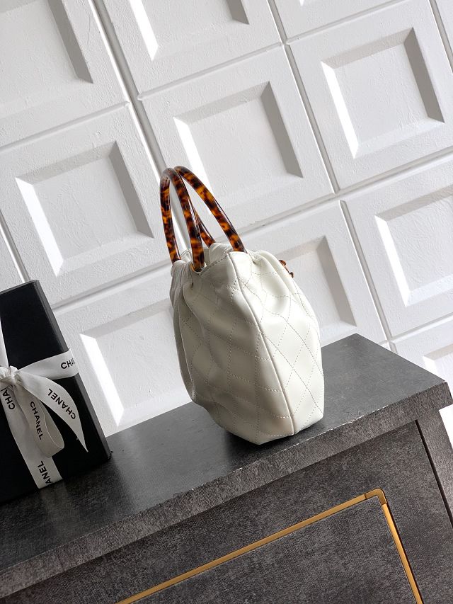 CC original lambskin small hobo bag AS6022 white