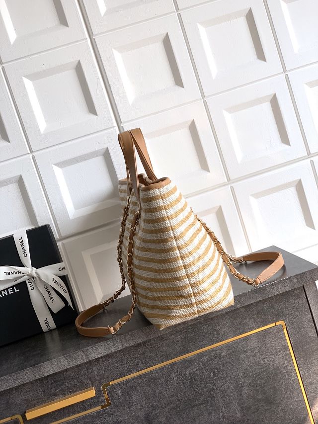 CC original raffia large shopping bag AS6007 beige