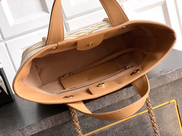 CC original raffia medium shopping bag AS6006 beige