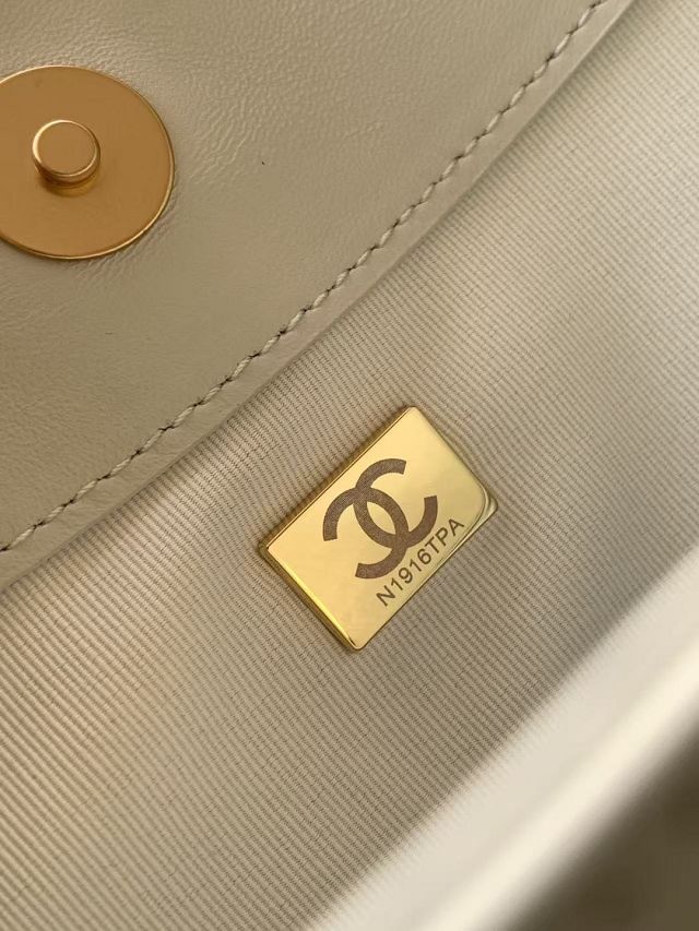 CC original calfskin medium hobo bag AS5970 white