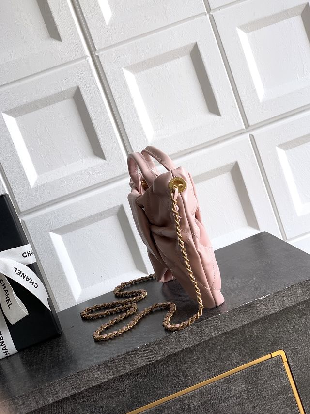 CC original lambskin small handbag AS5849 pink