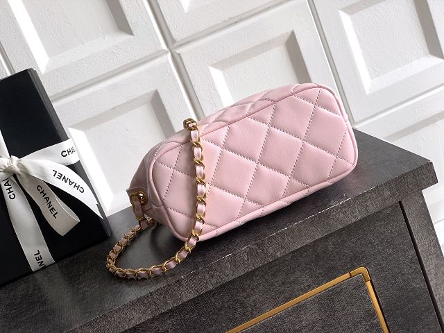 CC original lambskin hobo bag AS5898 pink