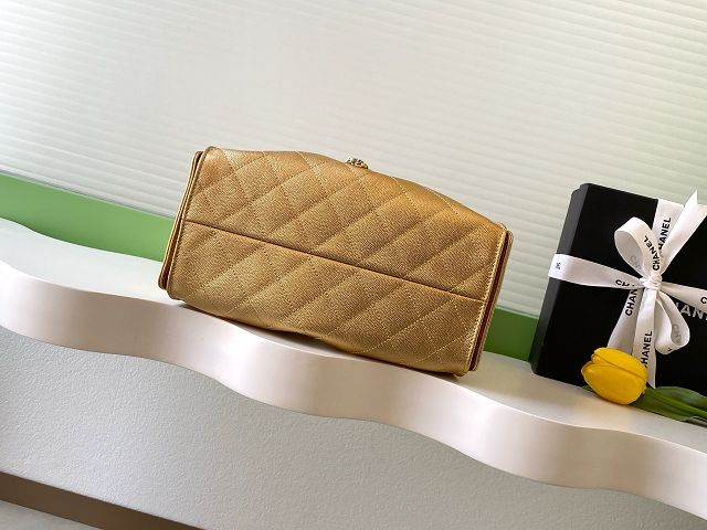 CC original grained calfskin 25 small handbag AS5293 gold