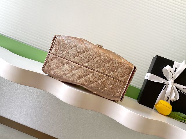 CC original grained calfskin 25 small handbag AS5293 rose gold