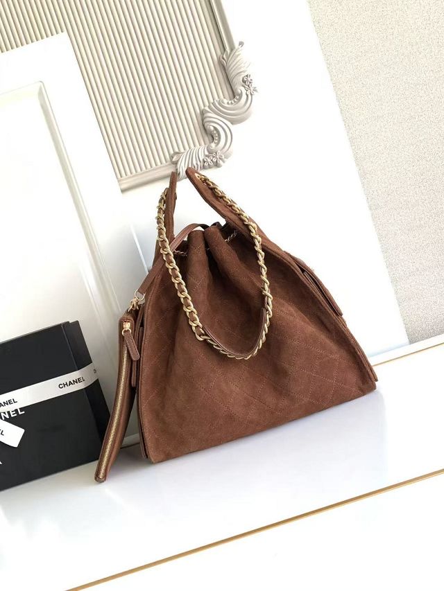 CC original suede calfskin 25 medium handbag AS5311 brown