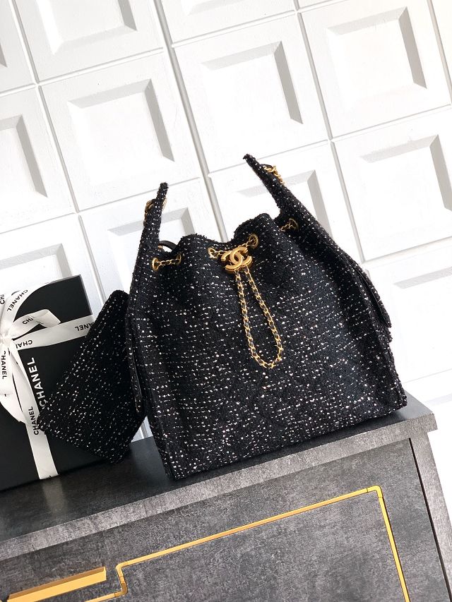 CC original tweed 25 medium handbag AS5311 black