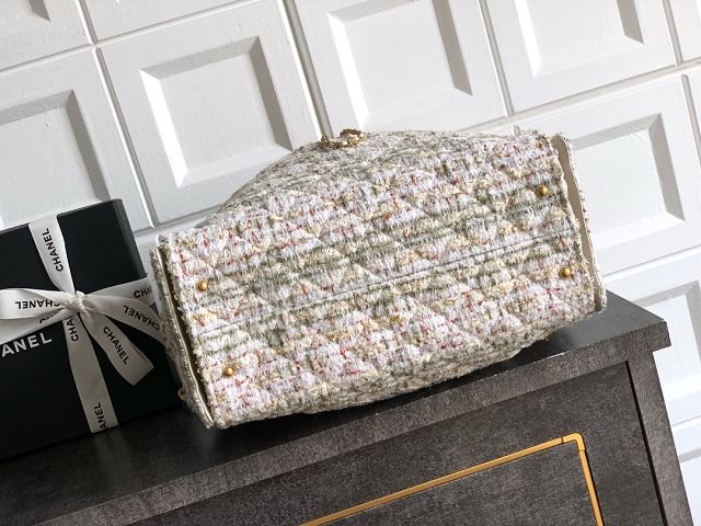 CC original tweed 25 medium handbag AS5311 white