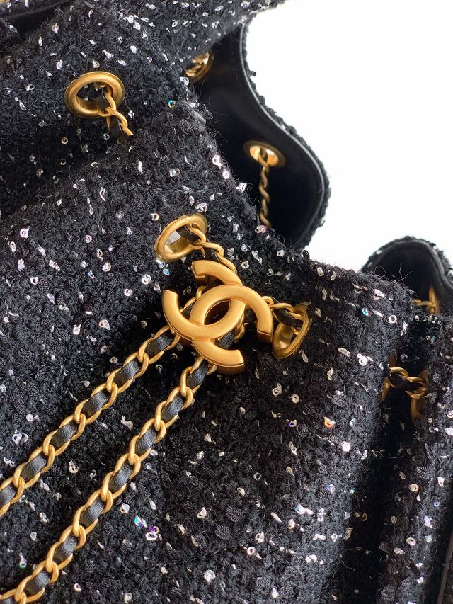 CC original tweed 25 small handbag AS5293 black
