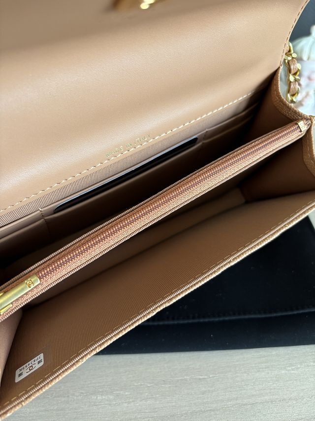 CC original grained calfskin wallet on chain AP4936 