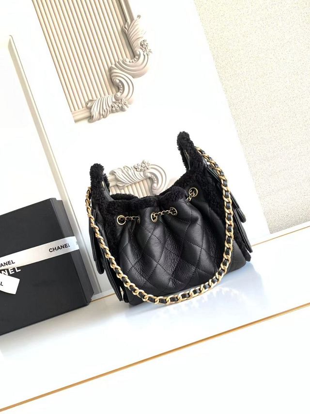 CC original lambskin 25 mini handbag AS5631 black